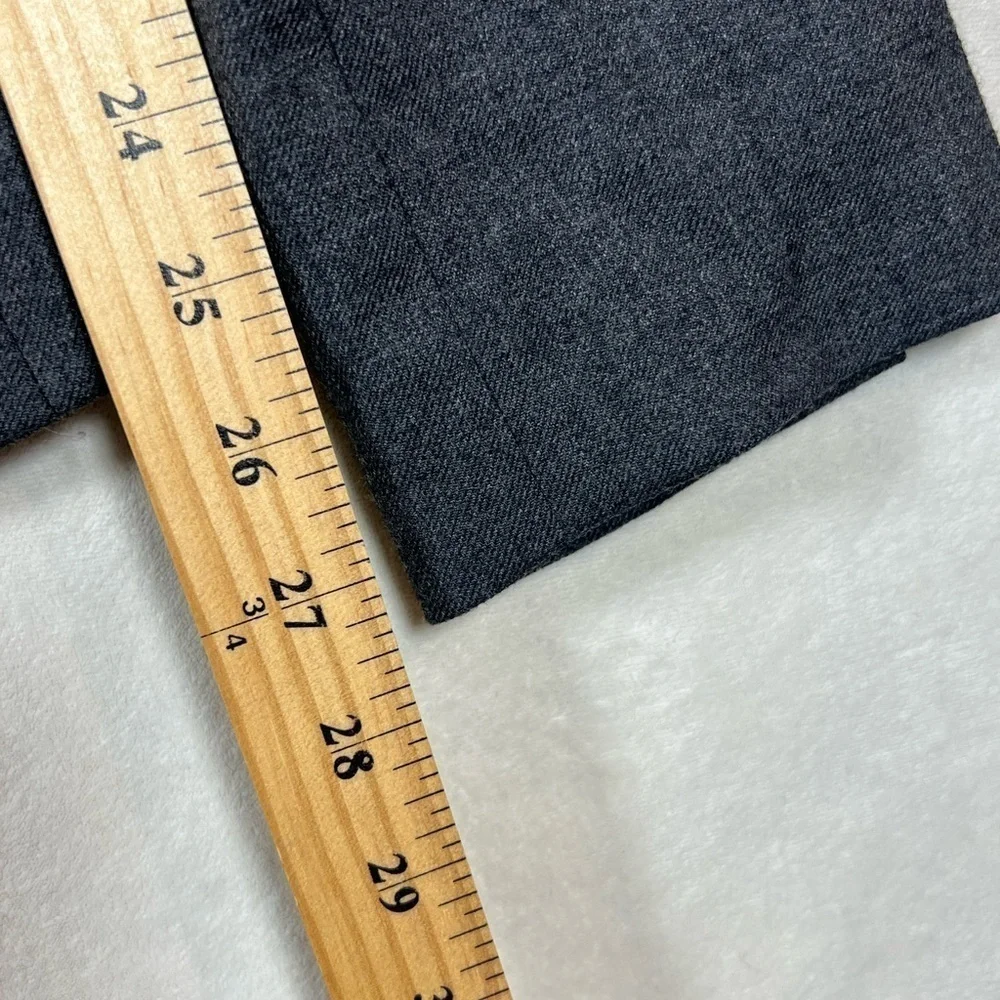 Never Worn J. Crew 12T Gray Blazer Sport Coat 1 Button Wool Blend Chic Jacket